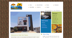Desktop Screenshot of hotelhetpalace.com