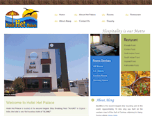 Tablet Screenshot of hotelhetpalace.com
